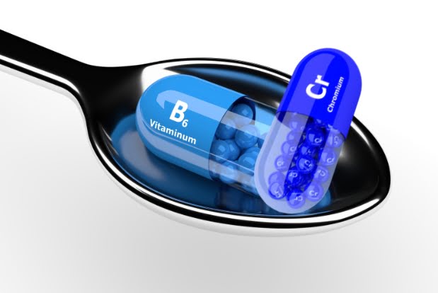 Witamina B6, chrom